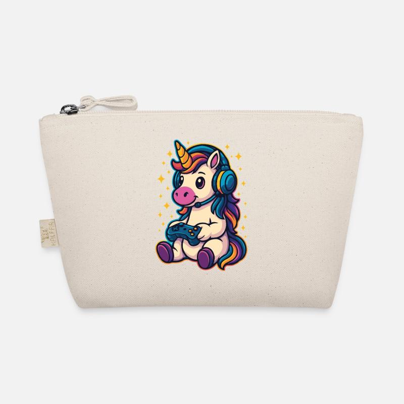 Gaming Einhorn Bio-Täschchen