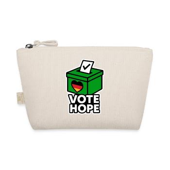 Vote Hope - Bio-Täschchen - Natur - Vorne