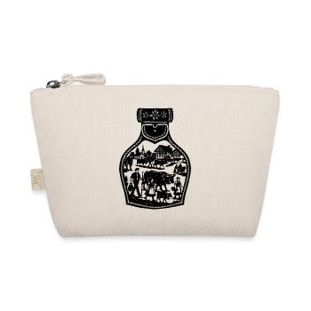 Alpabfahrt_black - Organic Pouch - nature - Front