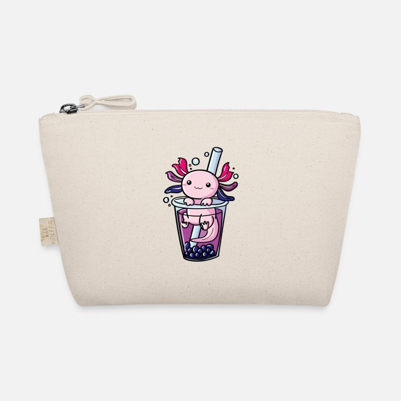 Bisexuel Axolot Kawaii Bubble Tea Pride LGBTQ - Bio-Täschchen - Natur
