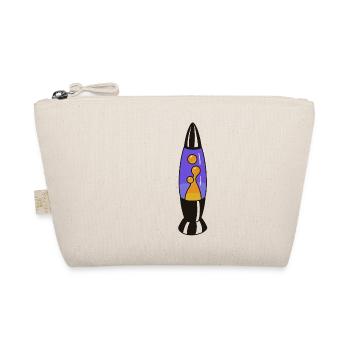 Lava Lamp Retro – Psychedelic Design - Organic Pouch - nature - Front