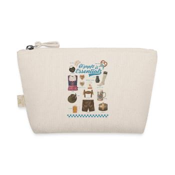 Traditional beer festival motifs on clothing - Organic Pouch - nature - Front