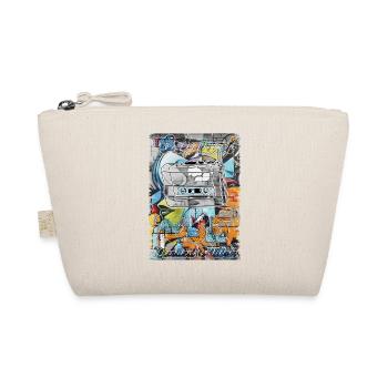 Retro Design mit Kassette Limited Edition 1985 - Bio-Täschchen - Natur - Vorne