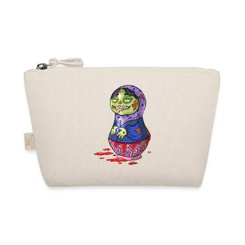 Zombie-Matrjoschka-Puppe - Bio-Täschchen - Natur - Vorne
