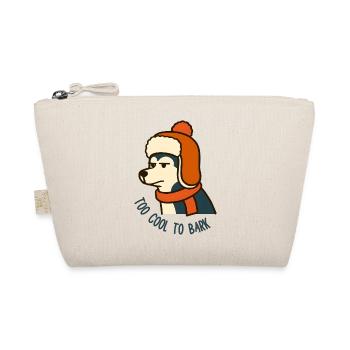 Winter Pooch Too Cold to Bark Hysky - Organic Pouch - nature - Front