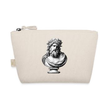 Ancient Bust of Zeus – Classic Engraving - Organic Pouch - nature - Front