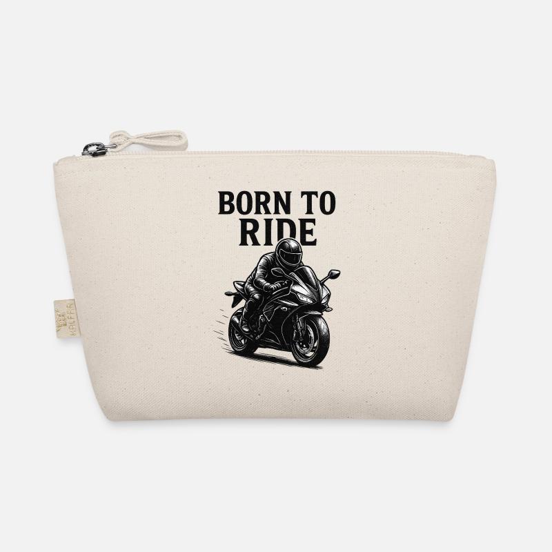 Born to Ride - Bio-Täschchen - Natur