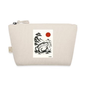Frog Toad Under Japanese Sun - Organic Pouch - nature - Front