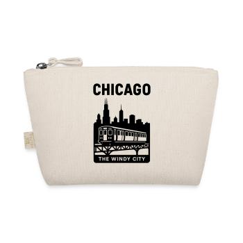 chicago usa illinois - Bio-Täschchen - Natur - Vorne