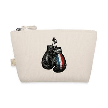 France Patriote - Boxing Gloves - Organic Pouch - nature - Front