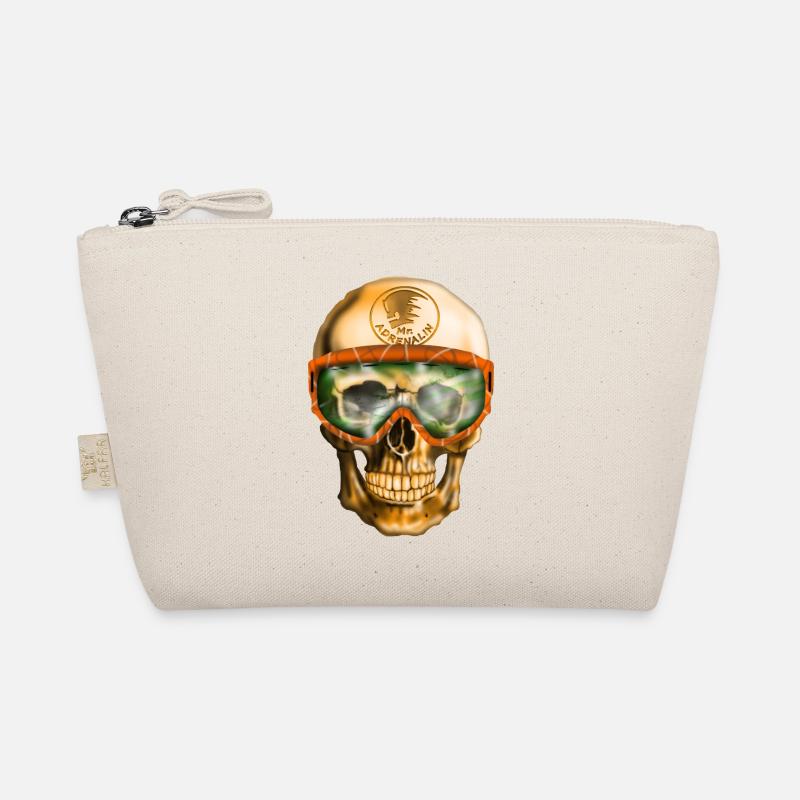 Adrenalin Schädel Bio-Täschchen