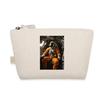 Astronaute en combinaison orange à l’intérieur de la capsule - Trousse biologique - nature - Devant