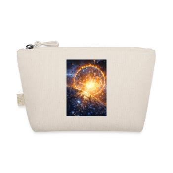 Solar Cataclysm Over Neon Dreadnought - Organic Pouch - nature - Front