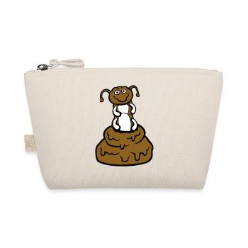 Funny caterpillar shit poop pile pile disgust poop - Organic Pouch - nature - Front