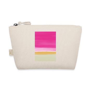 Étude de ligne rose jaune - Trousse biologique - nature - Devant
