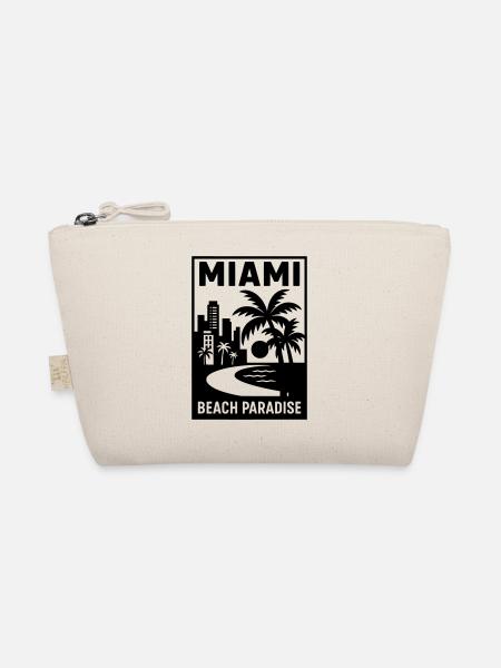 miami florida USA - Bio-Täschchen - Natur