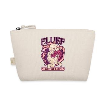 Fluff plein d’amour chat avec pelote de laine - Trousse biologique - nature - Devant
