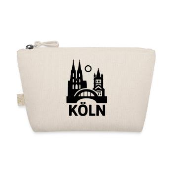 Köln Silhouette - Bio-Täschchen - Natur - Vorne