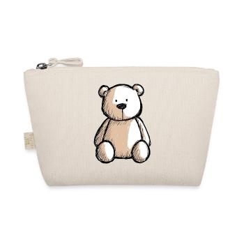 nounours, ours en peluche, petit ourson mignon - Trousse biologique - nature - Devant