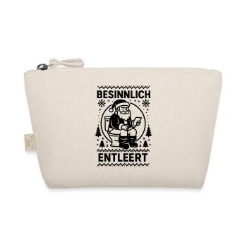 Contemplative Emptying Santa Claus Toilet - Organic Pouch - nature - Front