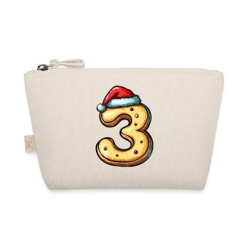 3 Number Cookie Christmas - Organic Pouch - nature - Front