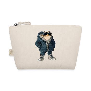 Frog Cool Winter - Organic Pouch - nature - Front