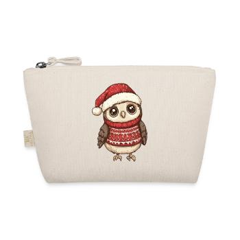 Owl Christmas - Organic Pouch - nature - Front