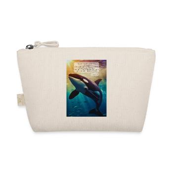 Orca Underwater Hope Verse - Organic Pouch - nature - Front