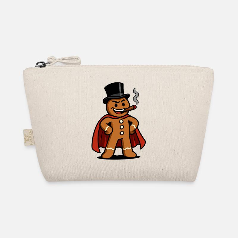 Gingerbread hero with cigar Organic Pouch