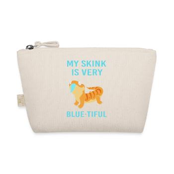 Lizard Blue Tongue - Organic Pouch - nature - Front