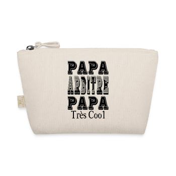 Papa Schiedsrichter Papa Sehr Cool - Bio-Täschchen - Natur - Vorne