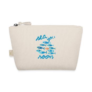 See you soon at sea blue fish - Organic Pouch - nature - Front