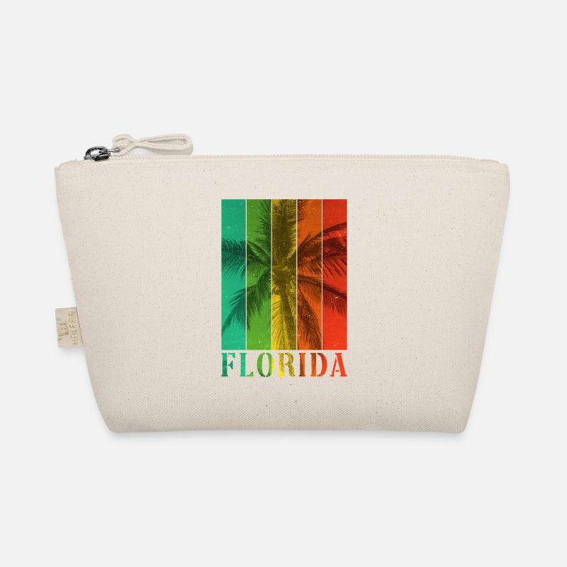 Florida USA Miami America Summer Palm Trees Beach Organic Pouch