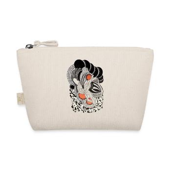 Ornamental Black & White Pattern - Organic Pouch - nature - Front