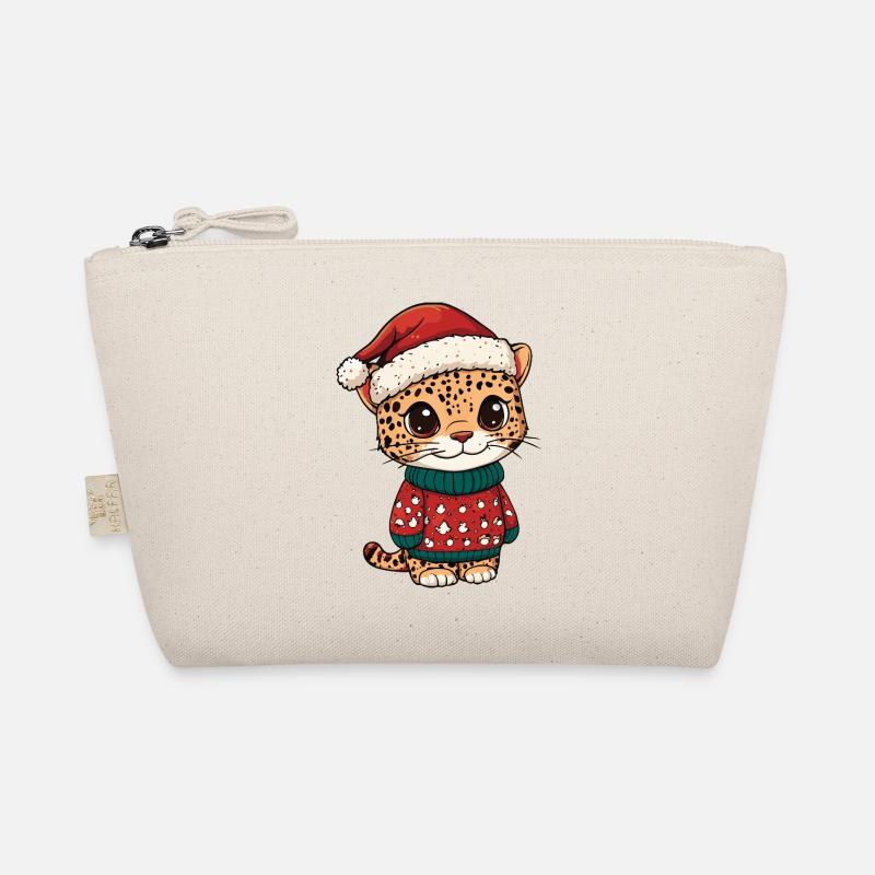 Noël de Noël léopard Trousse biologique