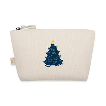 Cadeau du sapin de Noël Chats Chats de Noël - Trousse biologique - nature - Devant