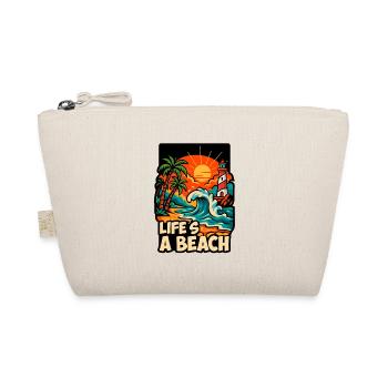 Life's a Beach Sunset - Organic Pouch - nature - Front