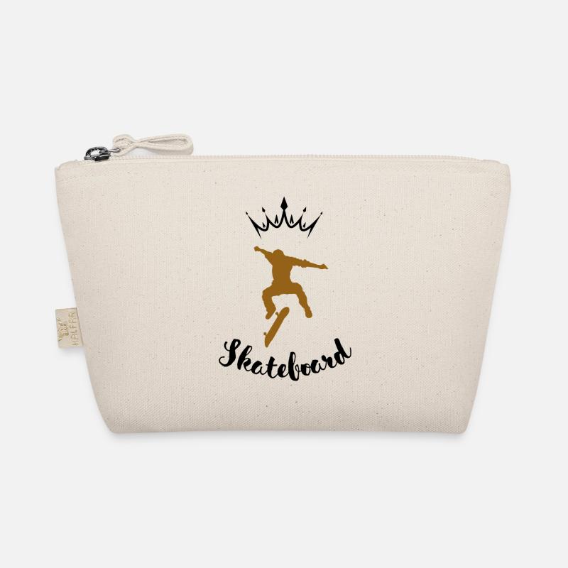 Skateboard Jumping Organic Pouch