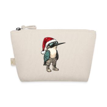 Hummingbird Bird Christmas Winter - Organic Pouch - nature - Front