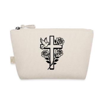 Colombe croix chrétienne - Trousse biologique - nature - Devant
