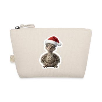 Confused ostrich chicks in Christmas fever - Organic Pouch - nature - Front