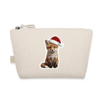 Le renard malin attend les cadeaux - Trousse biologique - nature - Devant