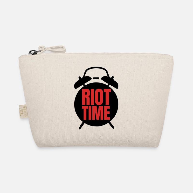 Temps d’émeute – Conception de texte rouge audacieux Trousse biologique