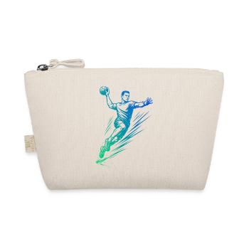 Handball motif that works immediately for men - Organic Pouch - nature - Front