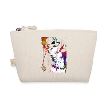 Golf player #golf - Organic Pouch - nature - Front