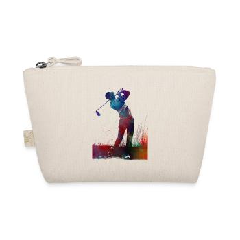 Golf player #golf - Organic Pouch - nature - Front