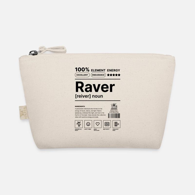 Raver-Lebensstil - Bio-Täschchen - Natur