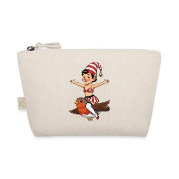 Fille name dans le dos, Robin - Trousse biologique - nature - Devant