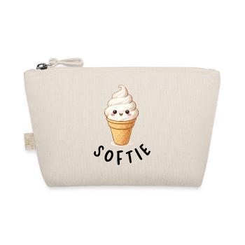 Kawaii Eiscreme auf Waffel - Bio-Täschchen - Natur - Vorne