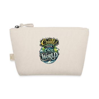 Create Your Own World – Hand Lettering Creativity - Organic Pouch - nature - Front
